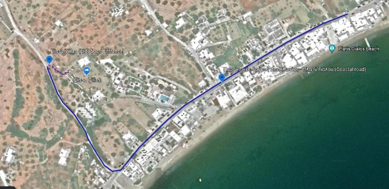 Elisso Villas Platis Gialos  Dış mekan fotoğraf
